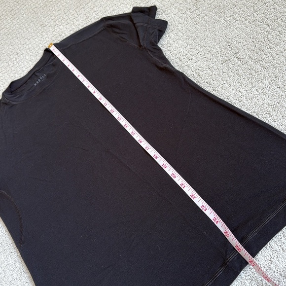 Nobull Blended Merino Wool Black Short Sleeve T Shirt - Picture 8 of 9